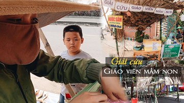 Dịch Covid-19: Bất ngờ trước gian hàng 'Giải cứu giáo viên mầm non'