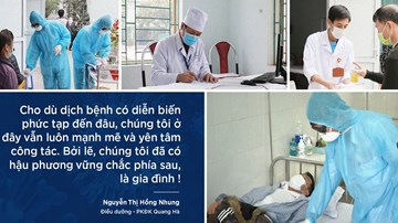 Lời nhắn gửi xúc động đến các bác sĩ ở tâm dịch Covid-19