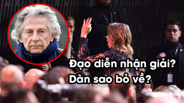 Dàn sao bỏ về khi đạo diễn bị tố ấu dâm thắng giải César