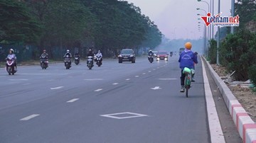 Ngày đầu đường gom Đại lộ Thăng Long đi một chiều, nhiều người ngỡ ngàng