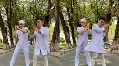 'Ghen Cô Vy' phiên bản siêu dễ thương của 2 bác sĩ Bệnh viện Nhi Đồng 2