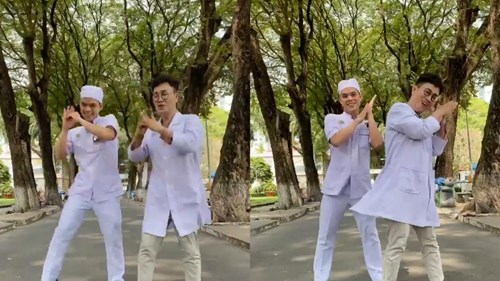 'Ghen Cô Vy' phiên bản siêu dễ thương của 2 bác sĩ Bệnh viện Nhi Đồng 2
