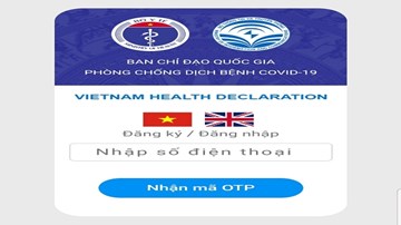 Ra mắt ứng dụng khai báo y tế điện tử kiểm soát dịch COVID-19