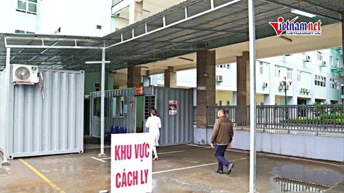 Phòng cách ly đặc biệt trên container ở bệnh viện K