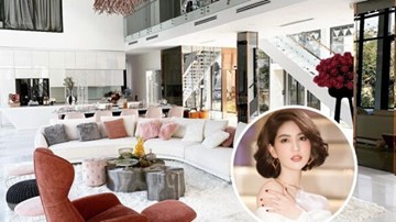 Cận cảnh nội thất xa hoa trong biệt thự hàng chục tỷ của Ngọc Trinh