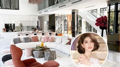 Cận cảnh nội thất xa hoa trong biệt thự hàng chục tỷ của Ngọc Trinh