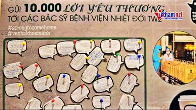 10.000 ly cafe tiếp sức 'chiến binh áo trắng'