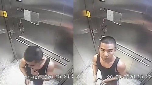 Người đàn ông mút tay, bôi khắp thang máy giữa bão Covid-19