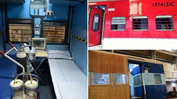 Bên trong bệnh viện dã chiến điều trị Covid-19 'có 1 không 2'  ở Ấn Độ