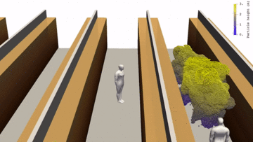 Virus corona chủng mới có thể lan rộng như thế nào trong không gian kín?