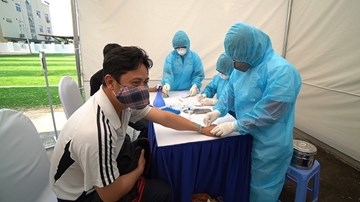 Xét nghiệm nhanh 465 người buôn bán hoa liên quan đến BN 243