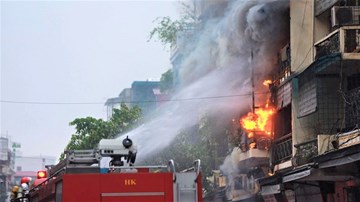 Hỏa hoạn thiêu rụi căn nhà số 47 Hàng Ngang