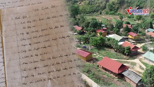 Những bức thư nặng ân tình từ Mường Nhé