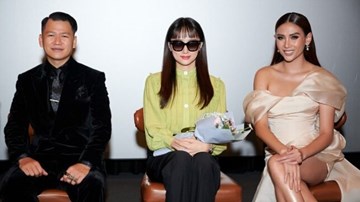 Hương Giang ngồi ghế nóng cùng NTK Hoàng Minh Hà, Võ Hoàng Yến