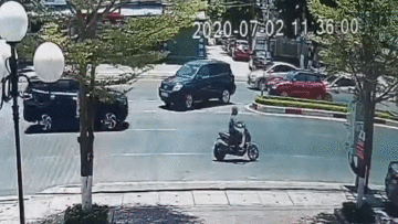 Gây tai nạn liên hoàn, tài xế có pha xử lý ranh mãnh khiến tất cả bất ngờ
