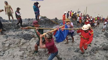 Số người thiệt mạng trong vụ sạt lở đất ở Myanmar tăng lên chóng mặt