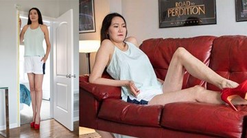 Trải lòng của cô gái có cặp chân dài 134cm, giữ kỷ lục nhất nhì thế giới
