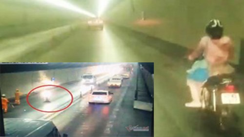 Truy tìm cô gái bất chấp nguy hiểm, ngang nhiên đi vào hầm Hải Vân