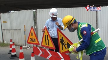 Lập rào chắn, đóng cầu Thăng Long để đại tu từ hôm nay