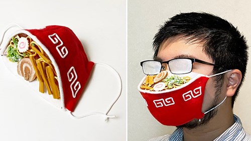 Tác dụng không ngờ của khẩu trang 'mì Ramen' trong thời dịch