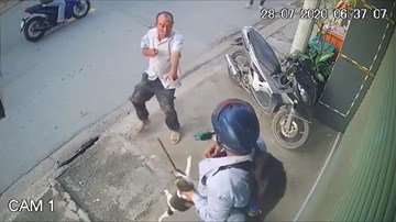 Bị bắt quả tang trộm chó, 2 tên trộm quay lại để trả thù