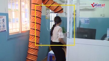 Độc đáo phòng khám sàng lọc hút khí thở, giọt bắn phòng Covid-19