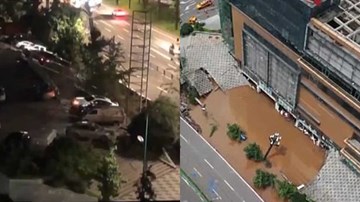 Hố tử thần 'nuốt chửng' 21 ô tô ngay trước cửa trung tâm thương mại