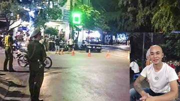 Khoảnh khắc đối tượng Tú nổ súng vào 2 người ở Thái Nguyên