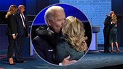 Khoảnh khác âu yếm của vợ chồng ông Biden áp đảo nhà TT Trump