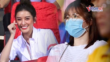 Huyền My rạng rỡ khoe sắc; bạn gái Quang Hải, Đình Trọng lại kín như ninja