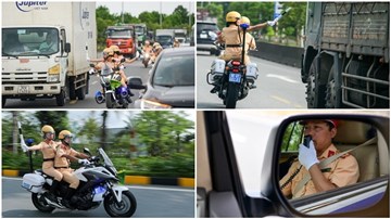 Một nhiệm vụ 'thầm lặng' ít người biết của các chiến sĩ cảnh sát giao thông