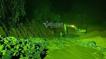 Xuyên đêm đào núi mở đường vào điểm sạt lở vùi lấp 22 cán bộ, chiến sĩ