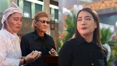 Trương Ngọc Ánh bật khóc nức nở trước linh cữu NSND Lý Huỳnh