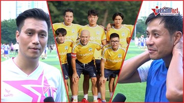 Diễn viên Việt Anh, Thanh Sơn 'choáng ngợp' khi đối đầu sao HAGL