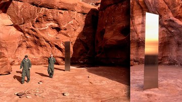 Cột kim loại của 'người ngoài hành tinh' ở Mỹ biến mất đầy bí ẩn