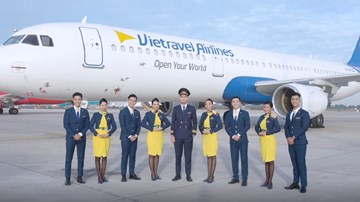 Trang phục lịch lãm của Vietravel Airlines