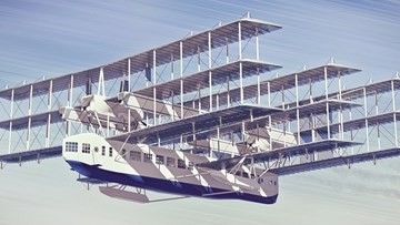 Sứ mệnh đặc biệt của máy bay khổng lồ 9 cánh, 8 động cơ hạng khủng