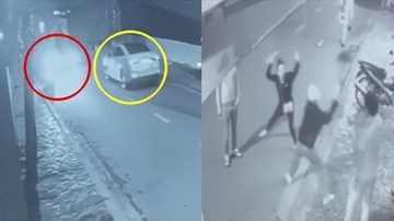 Sau va chạm giao thông, nam thanh niên cầm xẻng đánh vợ tài xế