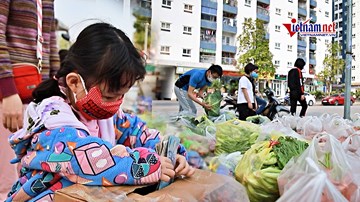Quầy hàng 0 đồng, lấy tùy ý trả tùy tâm giải cứu nông sản Hải Dương