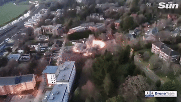 Kích nổ quả bom nặng gần 1 tấn từ Thế chiến 2 giữa khu dân cư