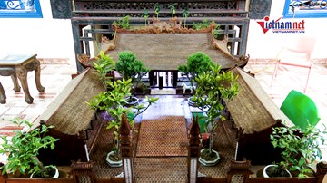 Người thợ mộc 5 năm tỉ mỉ làm mô hình siêu nhỏ đình làng cổ trên 300 tuổi