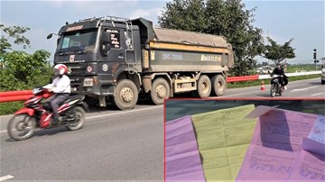Một xe tải bị lập 4 biên bản cùng 1 lỗi vẫn tái phạm