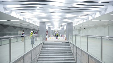 Cận cảnh tầng B1 ga Ba Son tuyến Metro số 1 hoàn thành trước kế hoạch