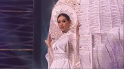 Vượt sự cố và đau đớn, Khánh Vân tự tin trình diễn tại Miss Universe 2020
