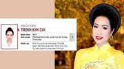 NSƯT Trịnh Kim Chi ứng cử Đại biểu HĐND TP.HCM