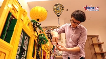 Chàng trai dùng 2 triệu miếng lego tái hiện đình, chùa Việt Nam y như thật