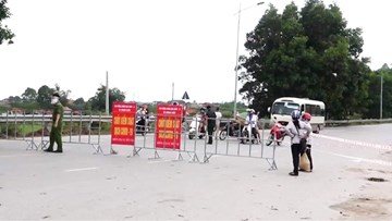 Lập chốt kiểm soát chặt người Bắc Giang qua lại Bắc Ninh