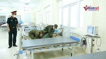 Ba giờ  ‘thần tốc’ dựng bệnh viện dã chiến truyền nhiễm ở Bắc Giang