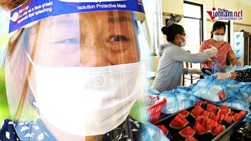 Tâm sự xúc động của mẹ U60 cùng 2 con xung phong vào khu cách ly chống dịch