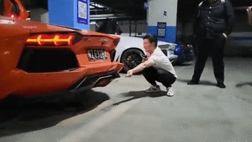 Nướng thịt bằng siêu xe Lamborghini và 'cái kết đắng' cho chủ xe